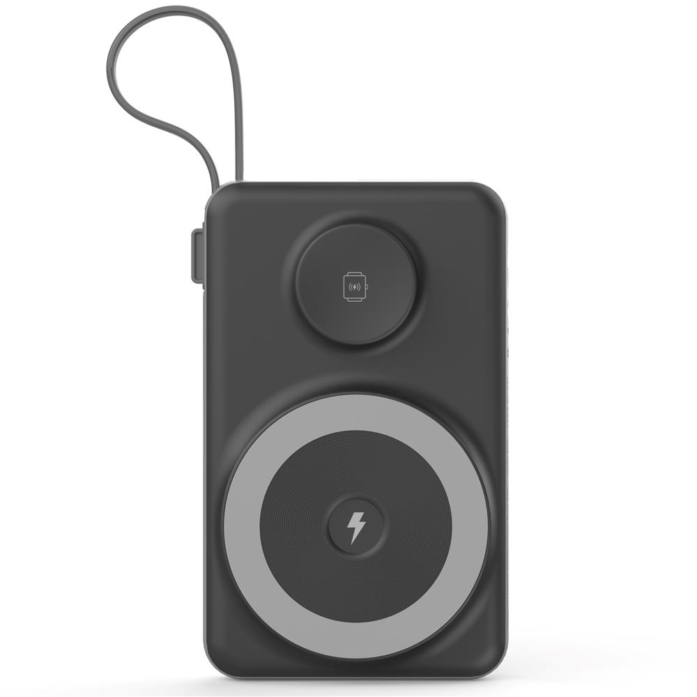 V28-ELECHOB695BK-202502281205-00 CHOETECH B695-BK 10000mAh 22.5W USB-A + USB-C x 2 + MagLeap Wireless Charge Power Bank Black - Image 1