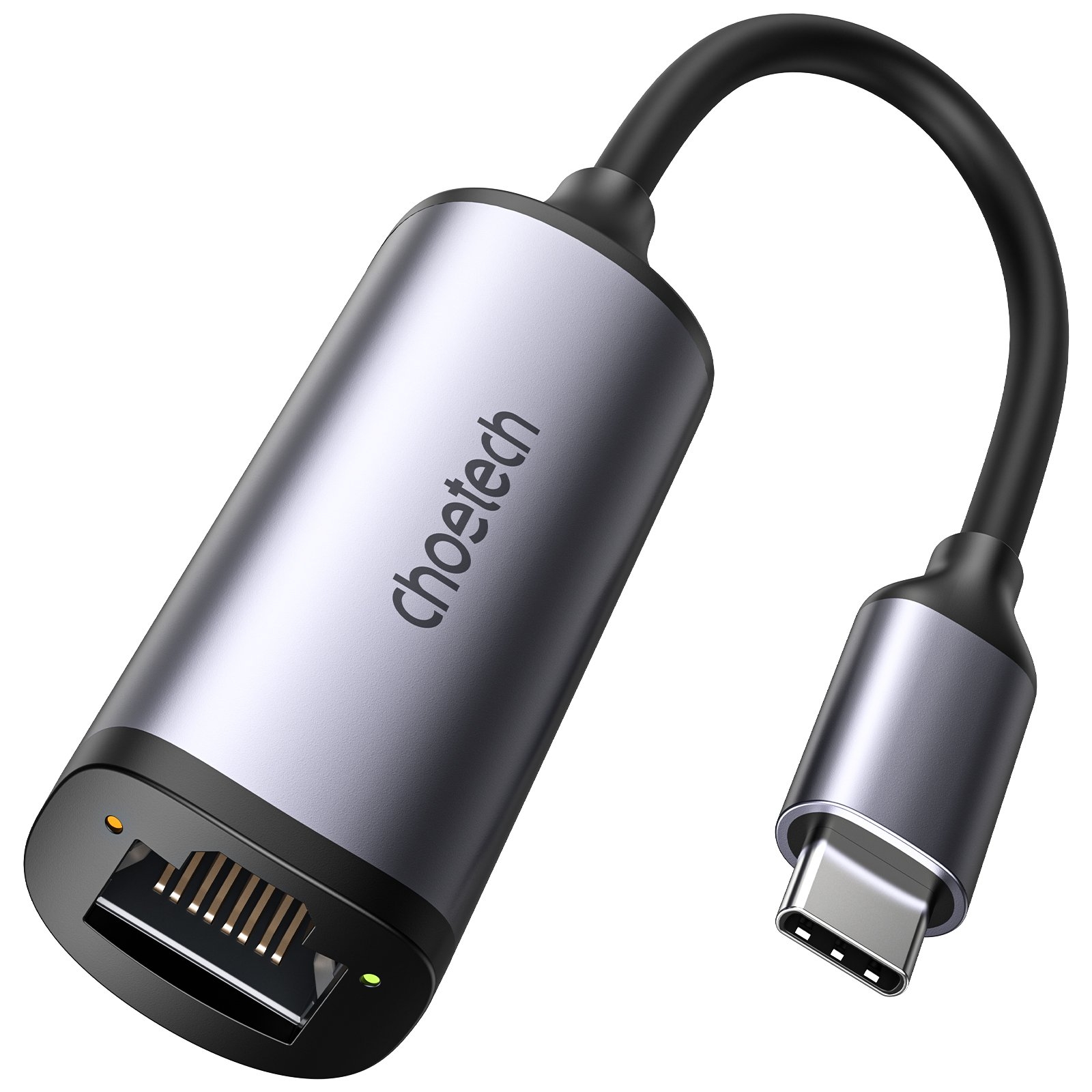 V28-ELECHOHUBR02_elechohubr02-2_1 CHOETECH HUB-R02 USB-C to Gigabit Ethernet Adapter - Image 1