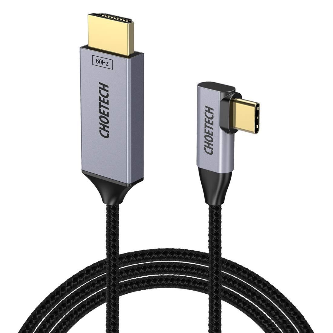 V28-ELECHOXCH1803-01_7 Choetech XCH-1803 USB C to HDMI Braided Cable 4K@60Hz - Image 1