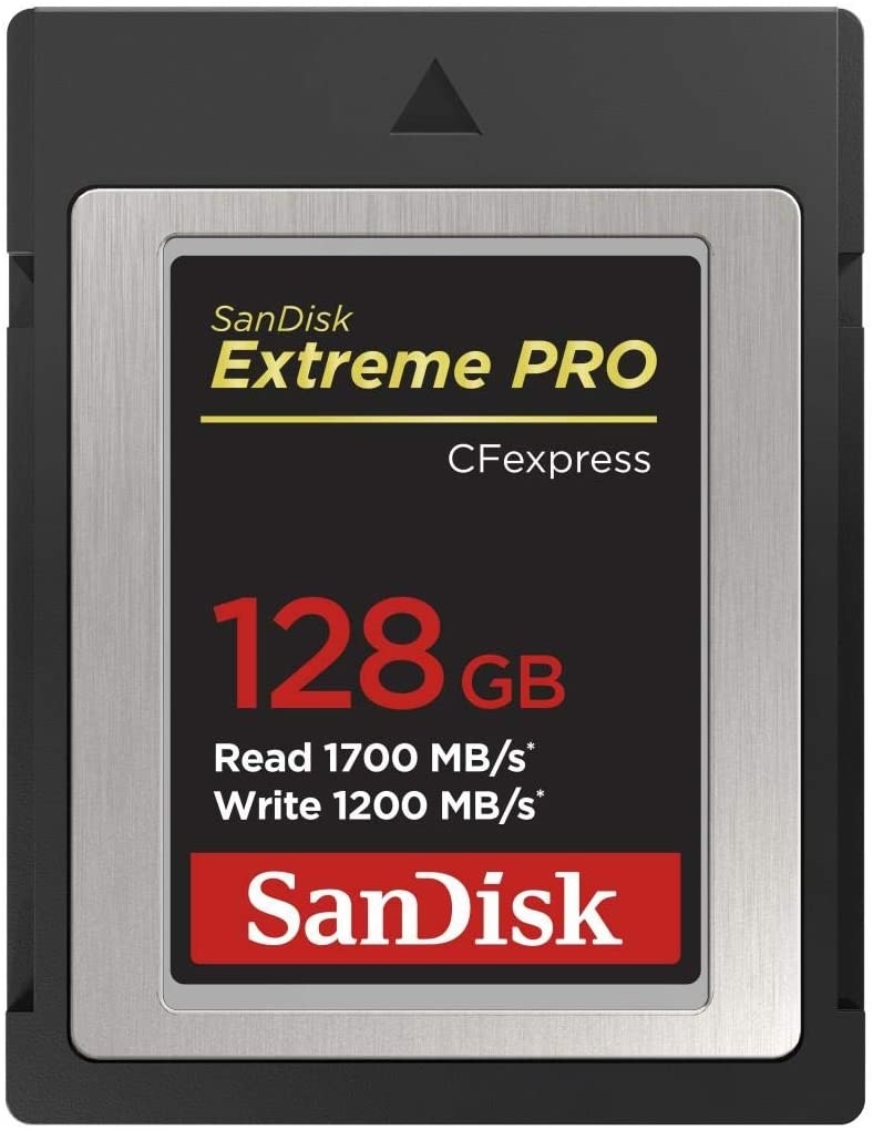 V28-FFCSAN128GCFEGN4NN_ffcsan128gcfegn4nn-1_1 SanDisk 128GB Extreme PRO CFexpress Card Type B - SDCFE-128G-GN4NN READ 1700 MB/S WRITE 1200MB/S - Image 1