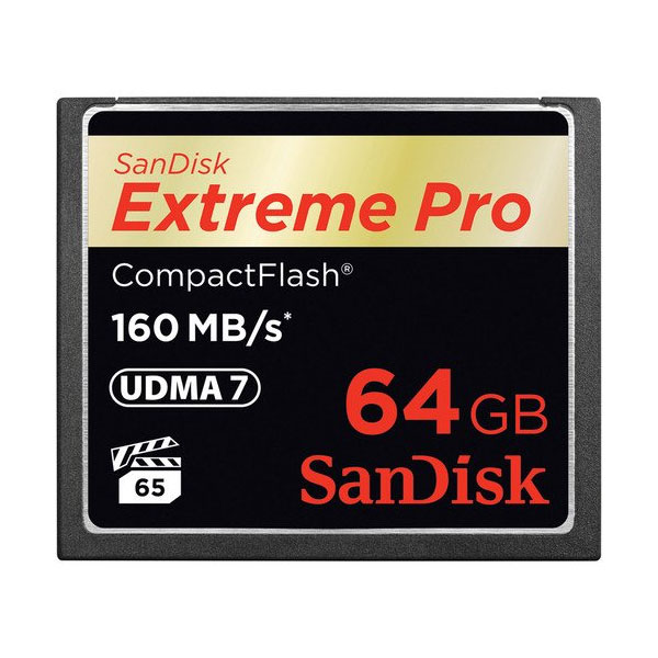 V28-FFCSAN64GBCFE1601-01_16 SanDisk Extreme Pro CFXP 64GB CompactFlash 160MB/s (SDCFXPS-064G) - Image 1
