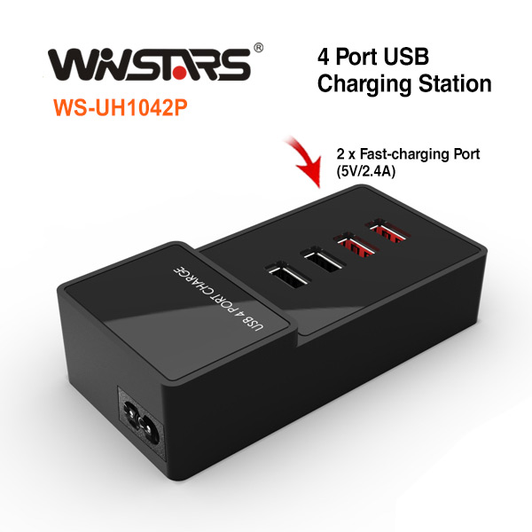 V28-USBWIN1042PAC-01_15 Winstars USB 4-Port Charging Station (WS-UH1042P) - Image 1