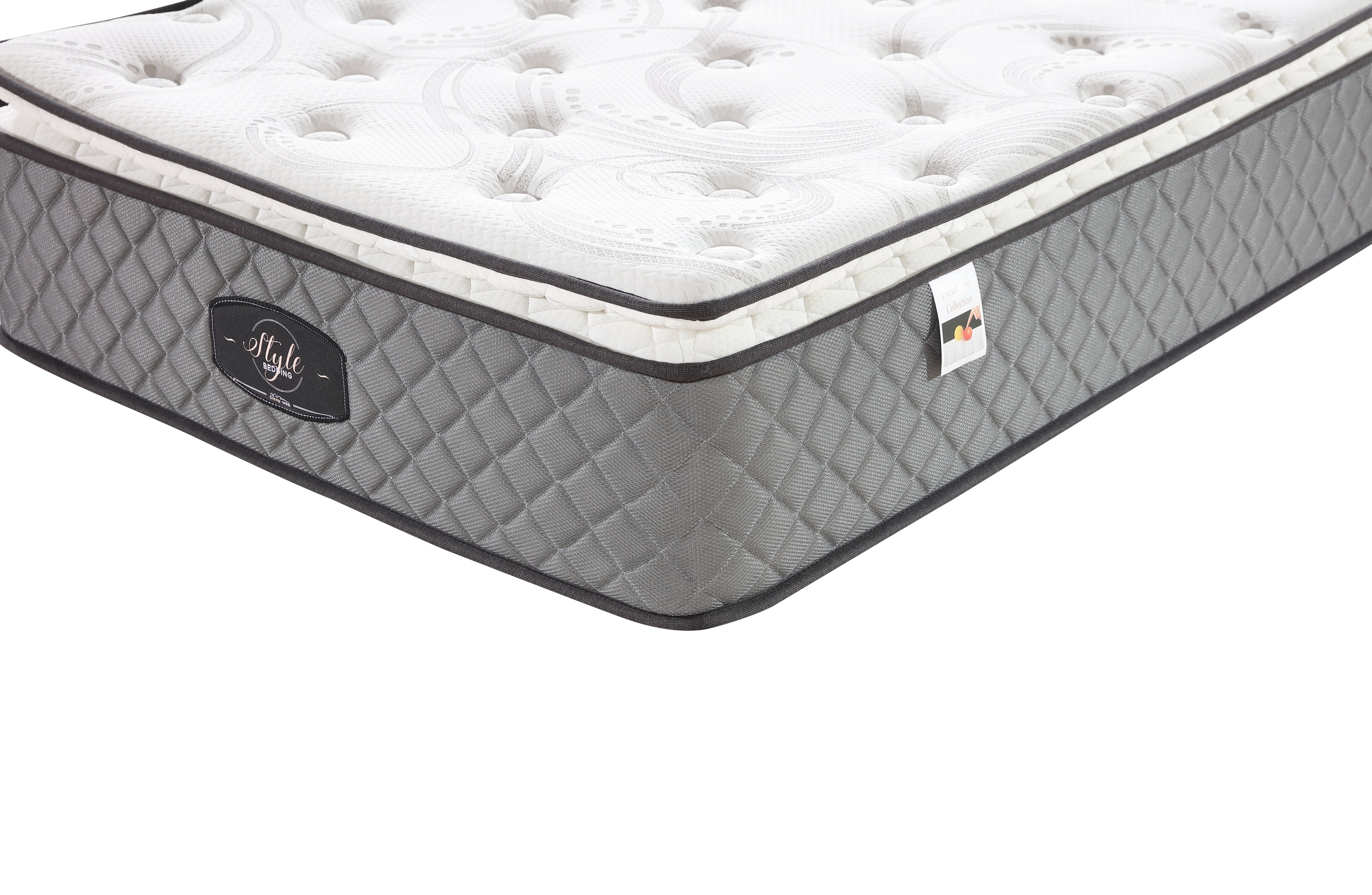 V292-BED-MT-COMFORT-QUEEN-202509081301-00 Comfort Euro Top 30cm Pocket Spring Mattress -Queen - Image 1