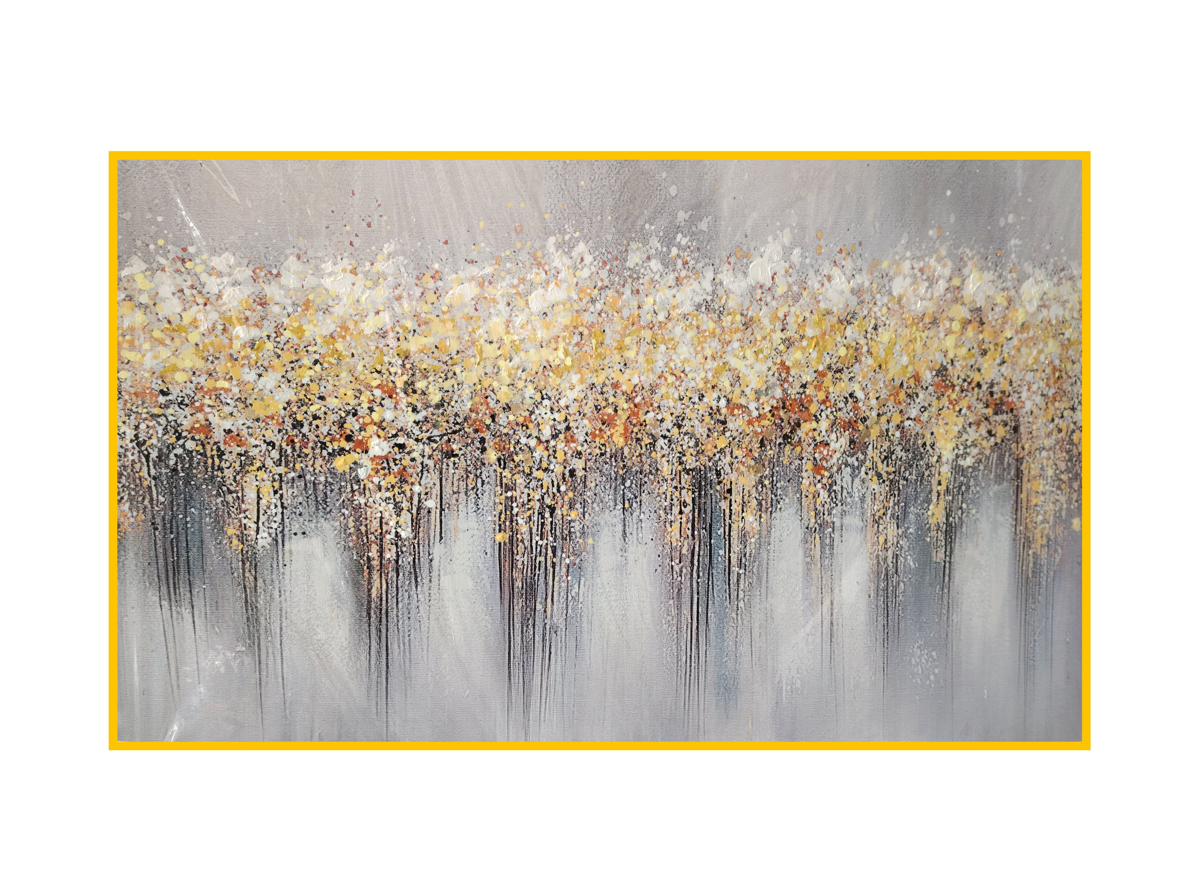 V292-HD-CANV-ORCHATL-XL-191931-00 Orchard Framed Canvas Wall Art - 120cm x 200cm - Image 1