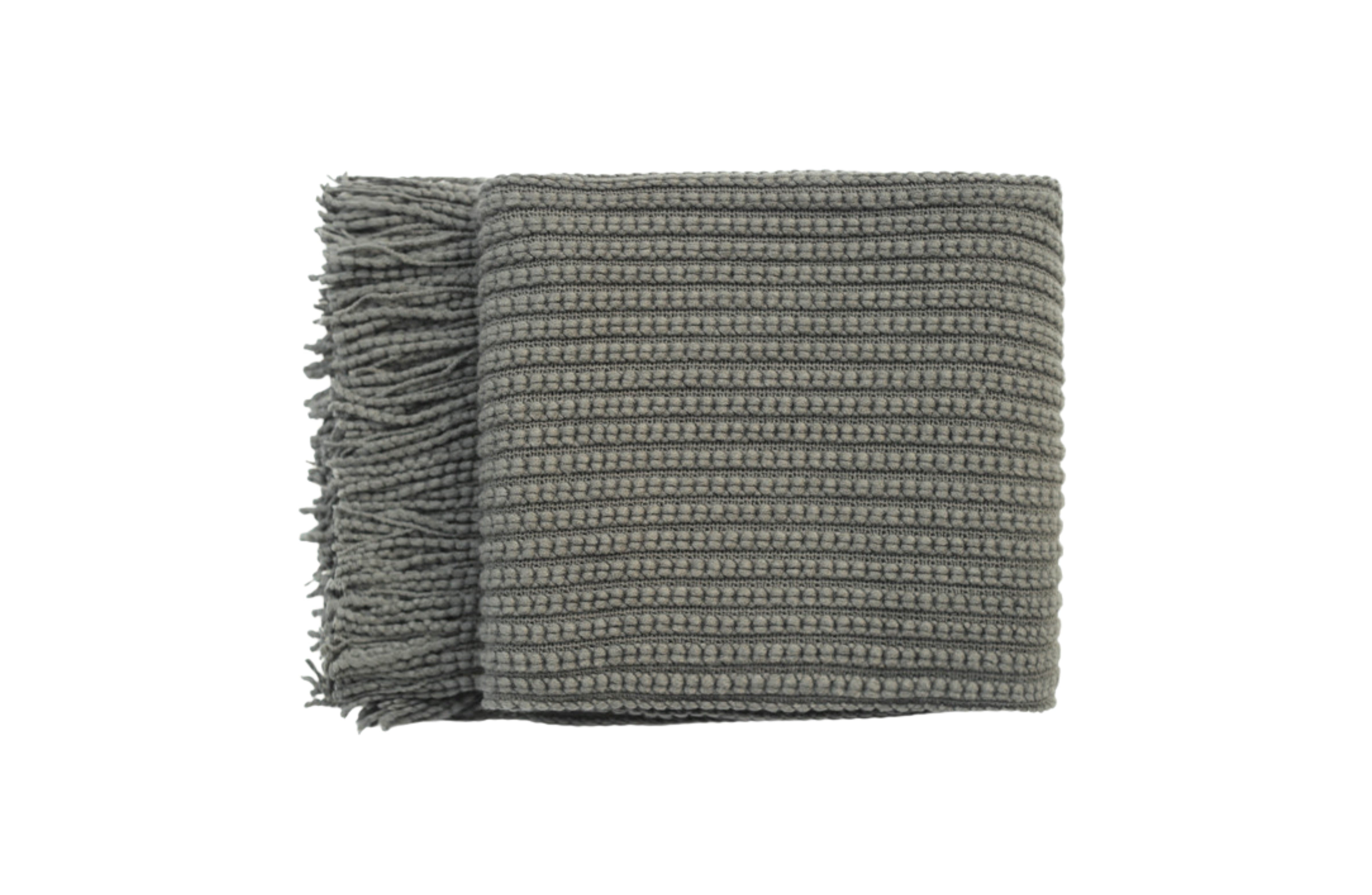 V292-HD-TRUG-LEVI-DGREY-202509031613-00 Levi Throw Rug Blanket - Dark Grey - Image 1
