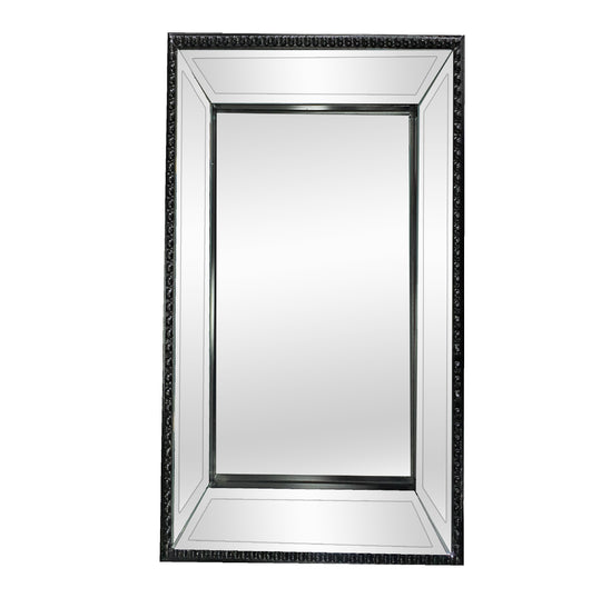 V292-T-BDD-M-BLACK-72213-00 Beaded Tray - Black Medium - Image 1