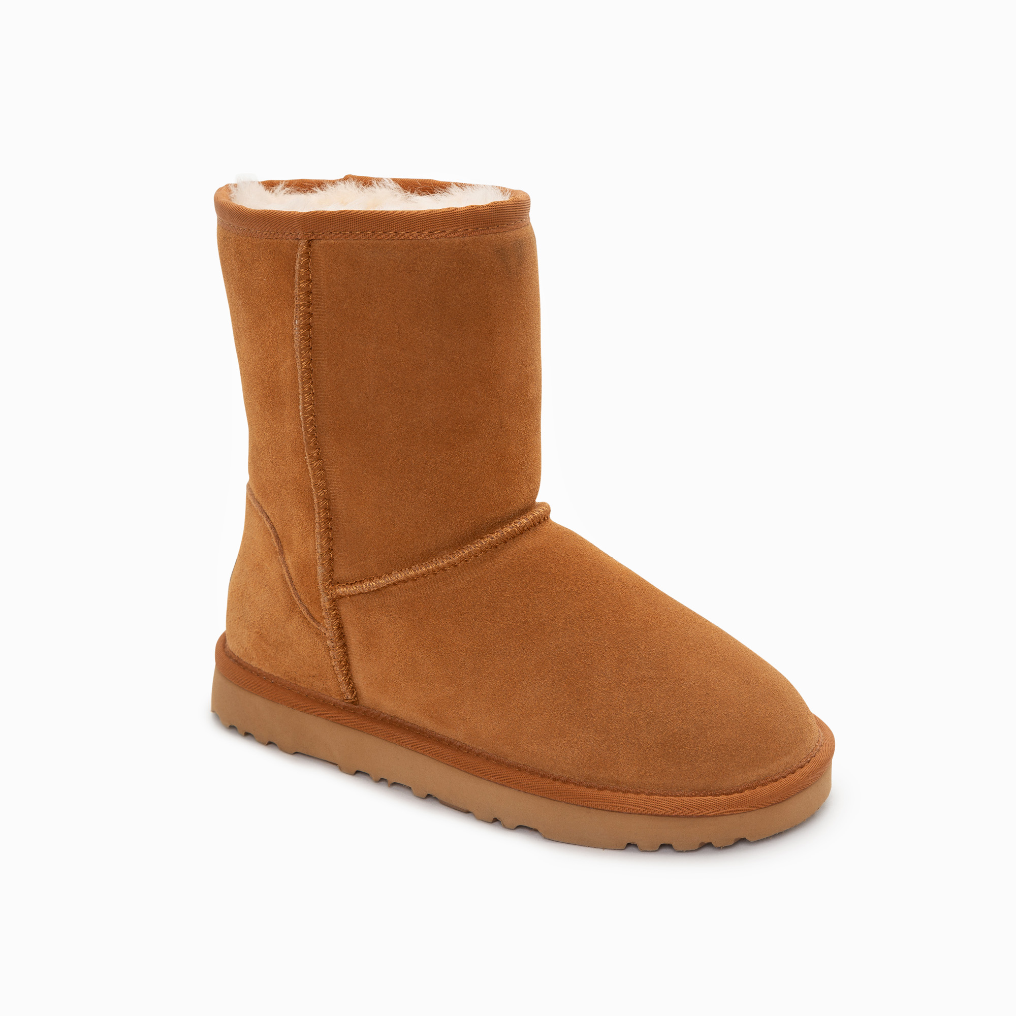 V317-OB661-CHESTNUT-37-70313-01 Ugg Boots Genuine Australian Sheepskin Unisex Short Classic Suede (Chestnut, EU37) - Image 1