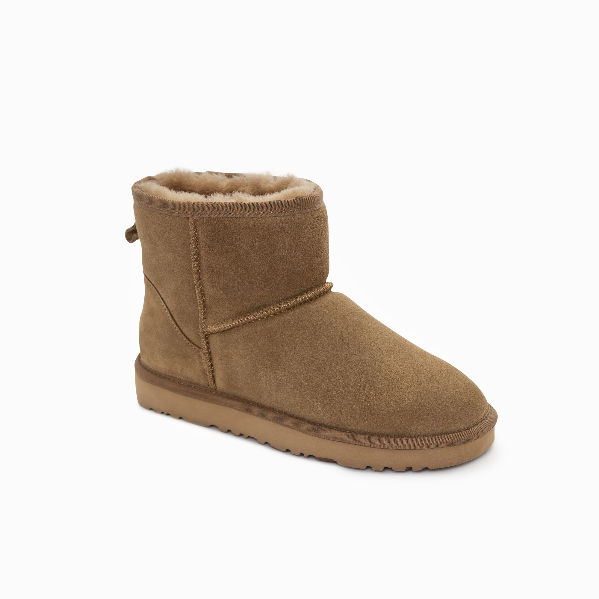 V317-OB664-OLIVE-43-94902-00 Ugg Boots Genuine Australian Sheepskin Unisex Mini Classic Suede (Olive, EU43) - Image 1