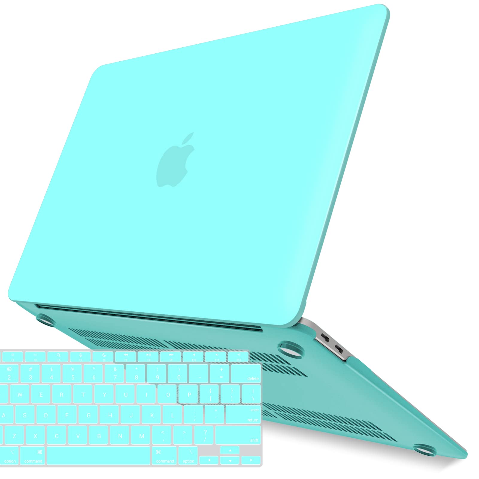 V324-A1932-M-TB-59910-00 MacBook Air 13 Inch Case 2020 2019 2018, A1932, A2179, A2337 Shell Case Keyboard Cover tiffany blue - Image 1