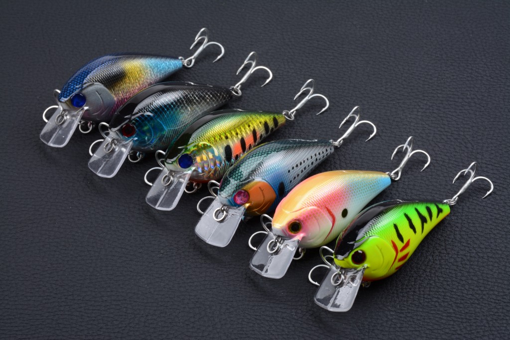 V324-CH20-fishing-lure-ch20-1-00 6x 8cm Popper Crank Bait Fishing Lure Lures Surface Tackle Saltwater - Image 1