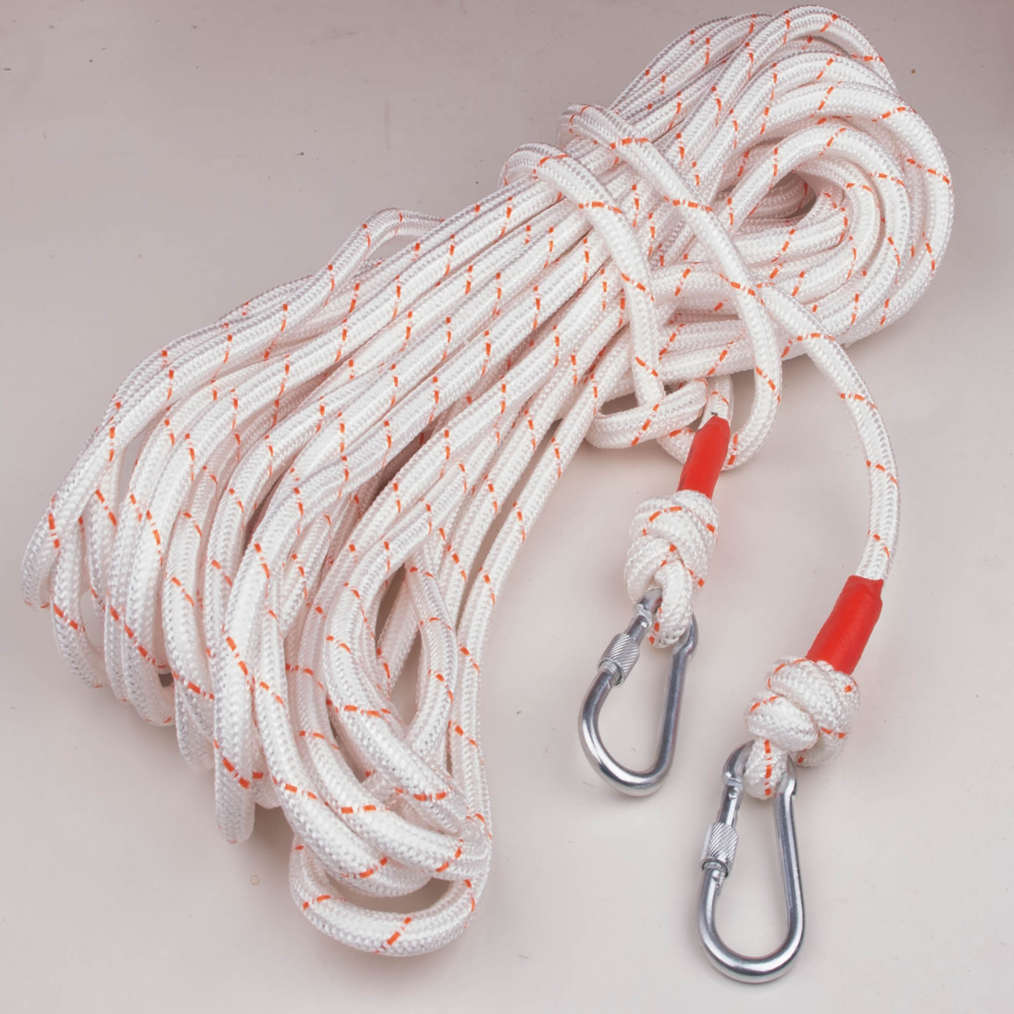 V324-CS2-ROPE12MM-20M-151033-00 12mm 20m Safety Climbing Rope Nylon Rock Static Outdoor Boat Anchor Marine Rope Dock Lines Rope - Image 1