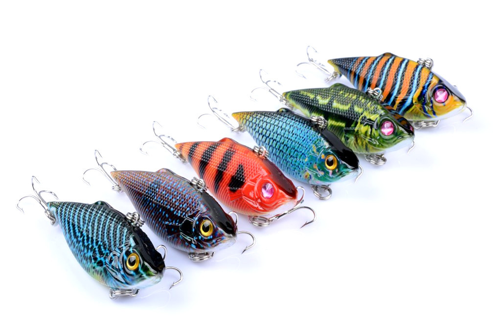 V324-LB36-fishing-lure-LB36-3-00 6x 6.5cm Vib Bait Fishing Lure Lures Hook Tackle Saltwater - Image 1