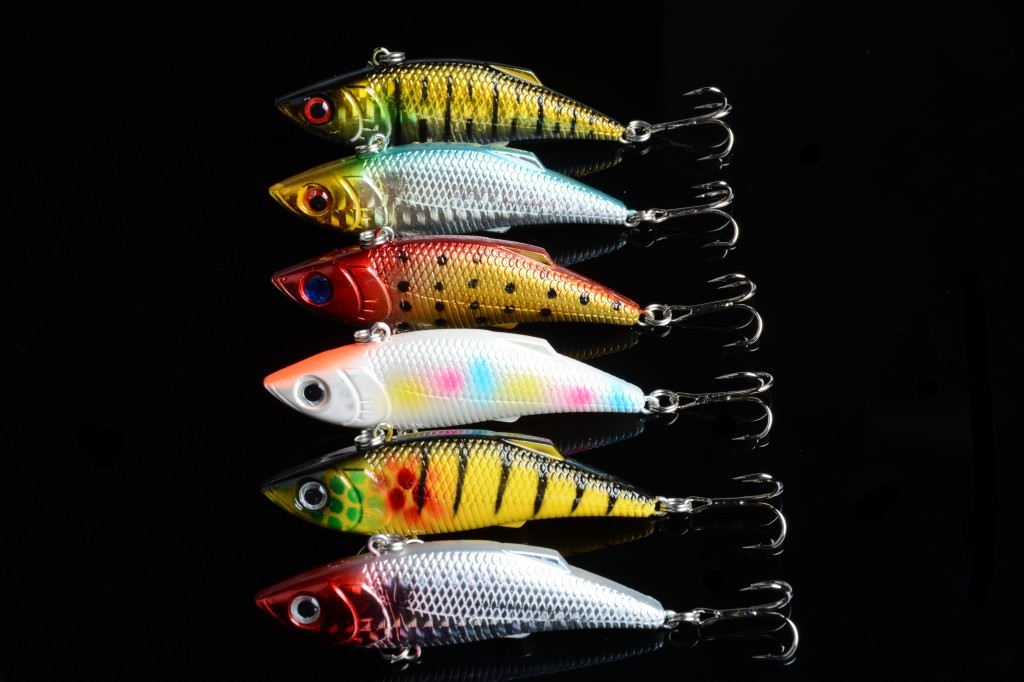 V324-LD-V0011-fishing-lure-LD-V0011-1-00 6x 8cm Vib Bait Fishing Lure Lures Hook Tackle Saltwater - Image 1