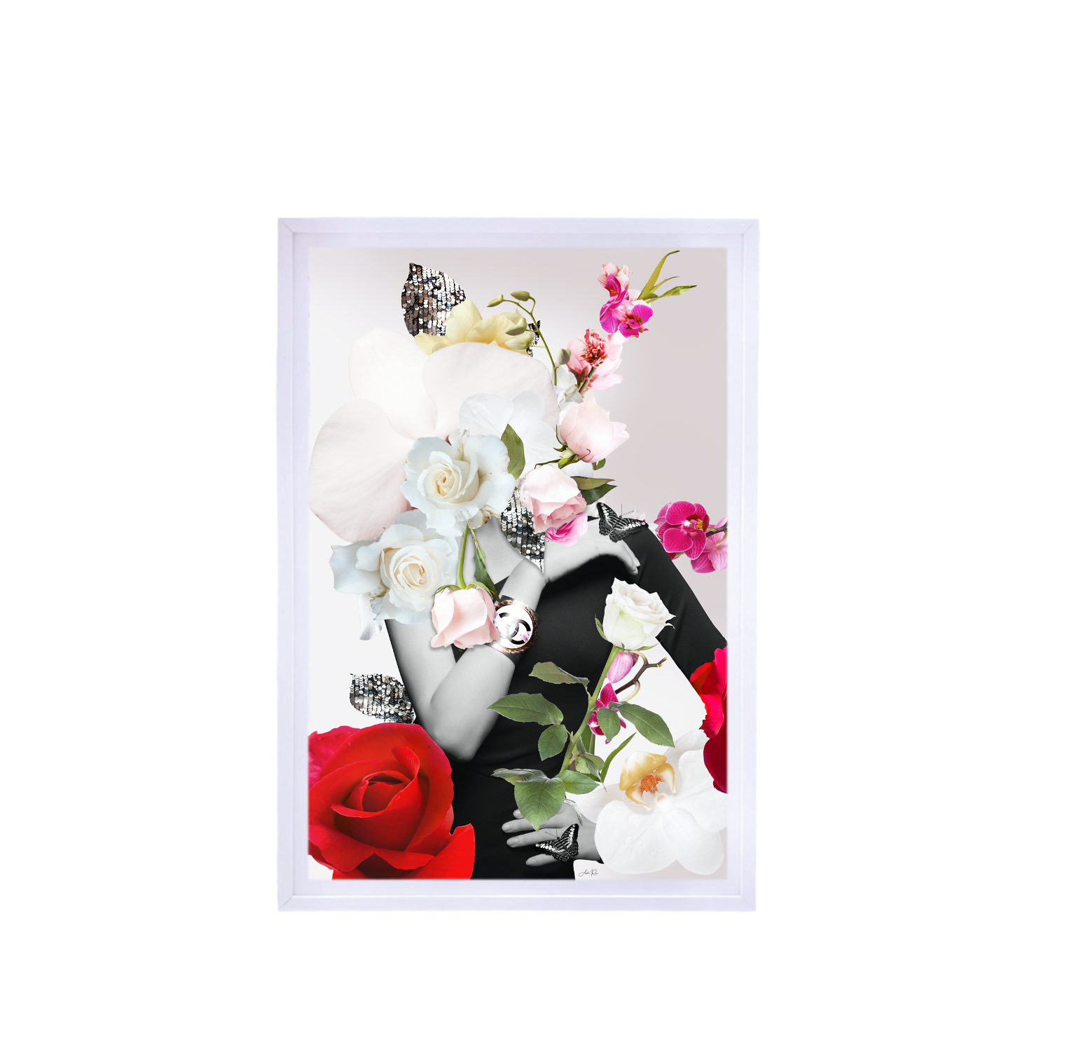 V355-IA-AW-HG-F9060-ScreenShot2023-01-09at12.19.39pm-00 Interior Ave - Homegrown - 90cm x 60cm White Framed Artwork - Image 1