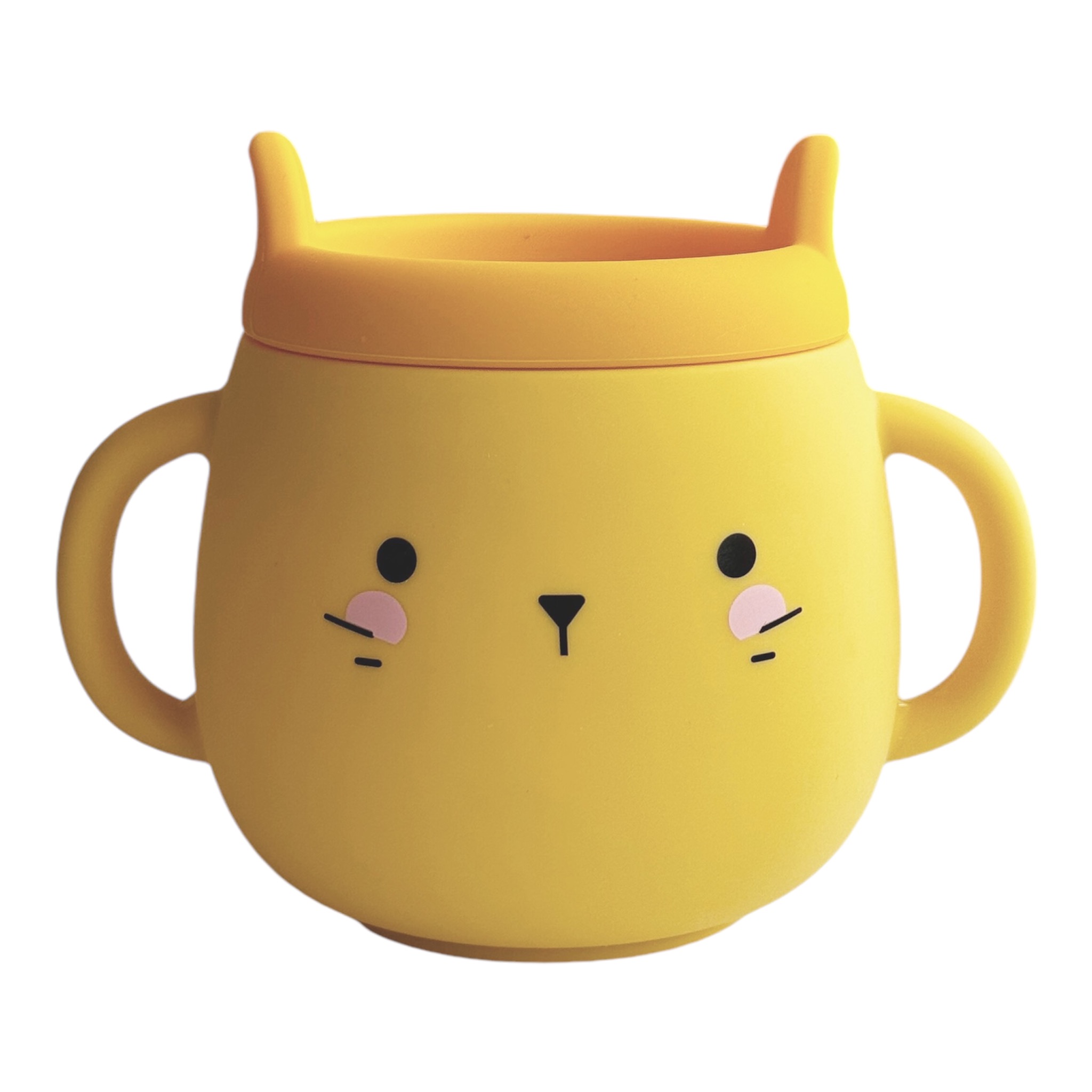 V360-SCPG-Y-202506191421-00 Whisker Wonderland Innovative Hydroponic Cat Grass Growing Mug - Yellow | Soil-Free, Digestion & Hairball Aid, Eco-Friendly Silicone, Reusable - Image 1