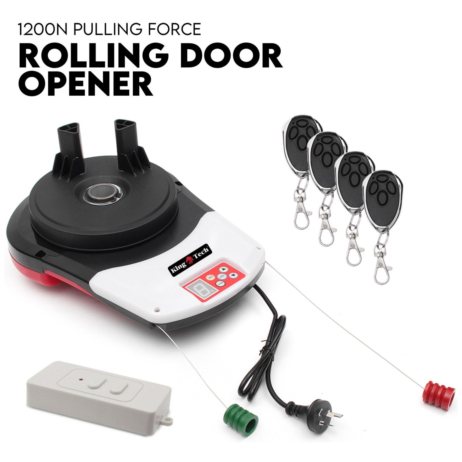 V379-ROLLDOOR002209-202505131032-00 Automatic Roller Door Opener Garage Powerful 1200N Motor Garage 22m² Rolling AU - Image 1