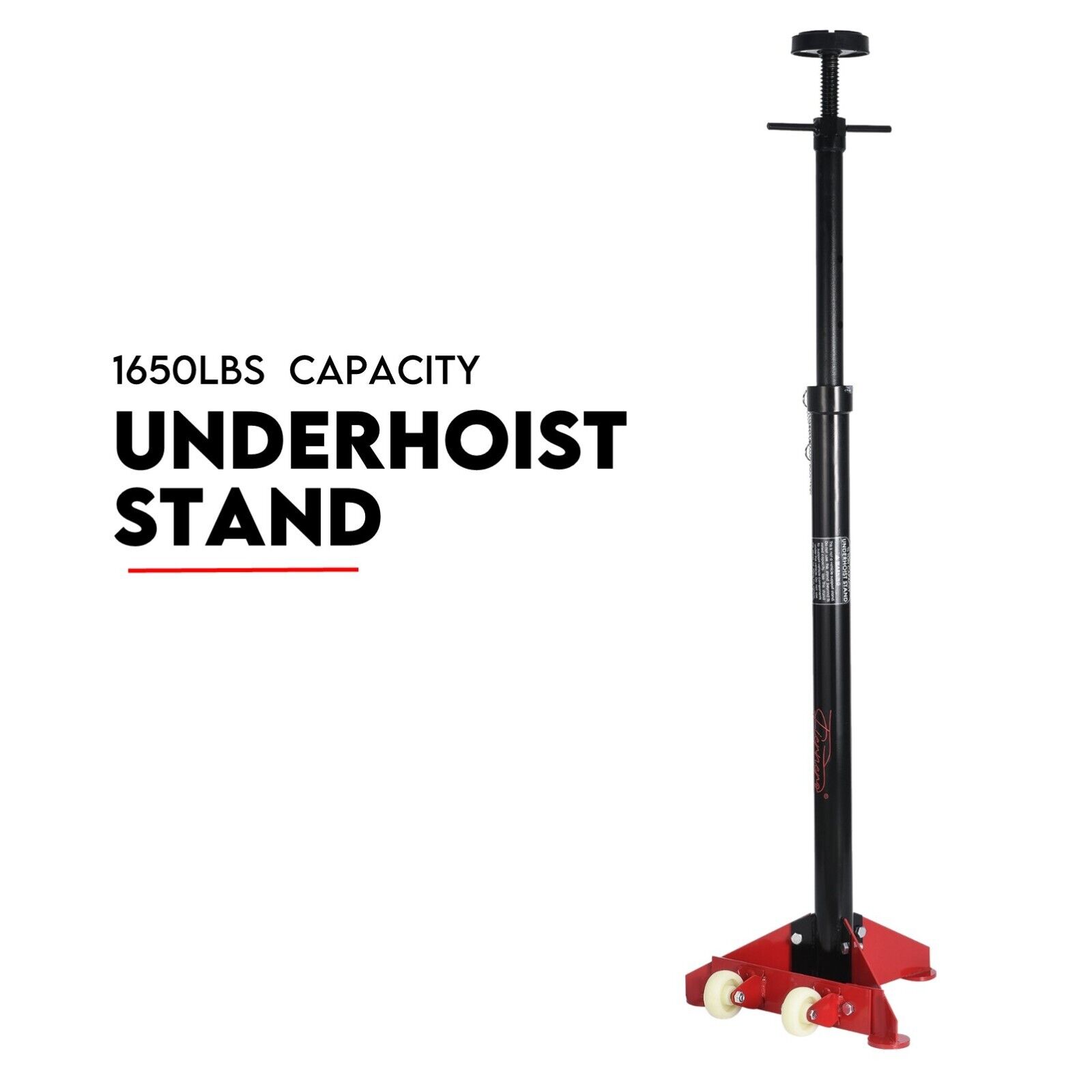 V379-UNDERHOISTJ001-95275-00 HIGH UNDER CAR SUPPORT STAND TALL AXLE JACK SUPPORT UNDER HOIST STAND LIFTER RAM - Image 1