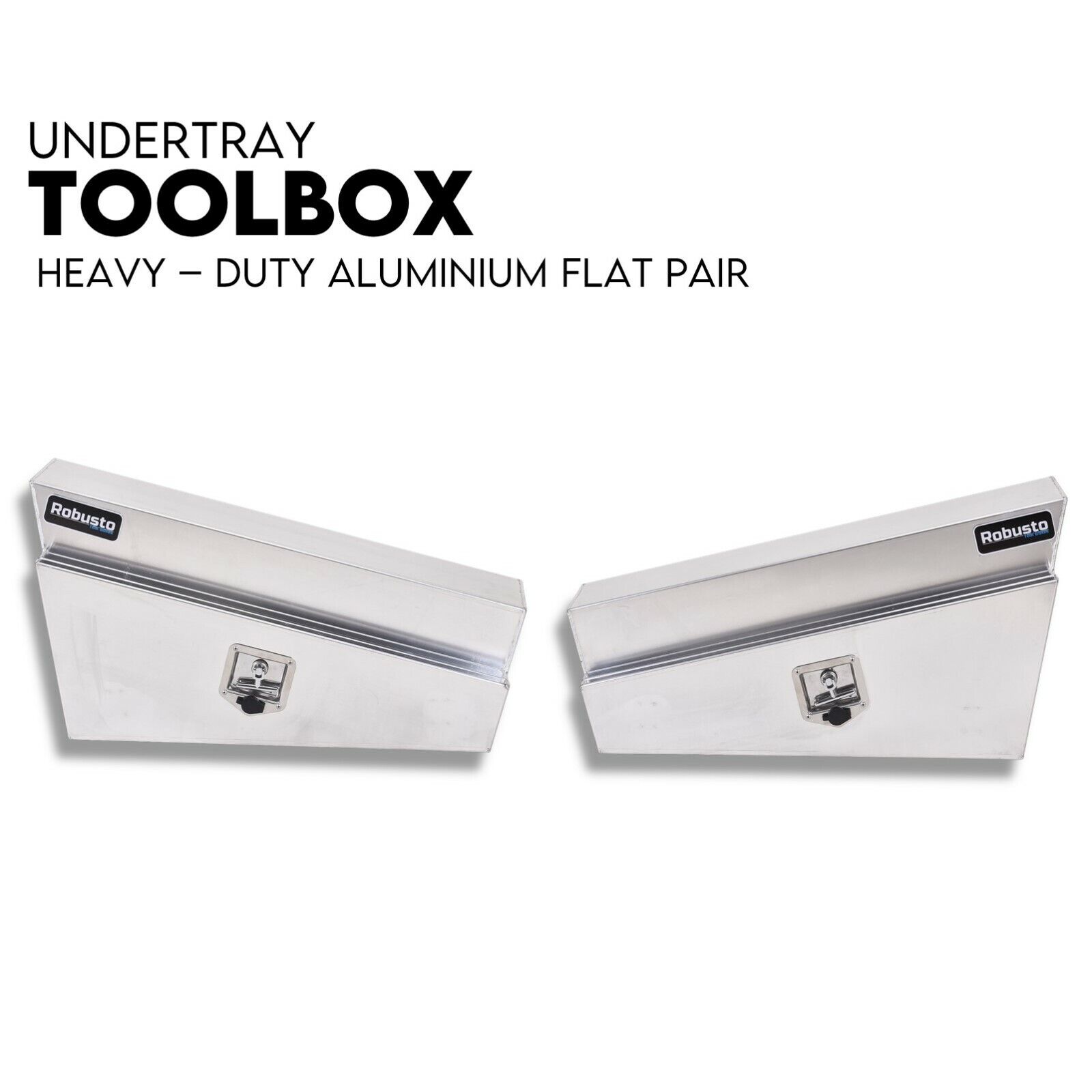 V379-UTRYFLTL9SET06-67155-00 Under Tray Tool Underbody Pair Set 900mm Aluminium - Image 1