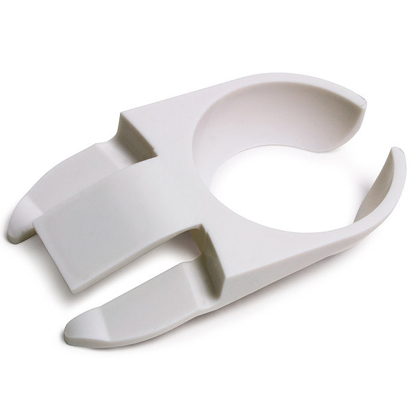 V382-100XBUFFETCLIPS-144348-00 100 Pack Of 75mm White Wine Glass Dinner Lunch Plate Clip Holder - Stand Up Buffet Party - Promotion Merchandise Gift - Image 1