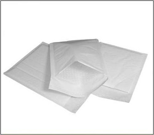 V382-225X150PADENVE25-144460-00 25 Piece Pack - 22.5cm x 15cm White Bubble Padded Envelope Bag Post Courier Shipping SMALL Self Seal - Image 1