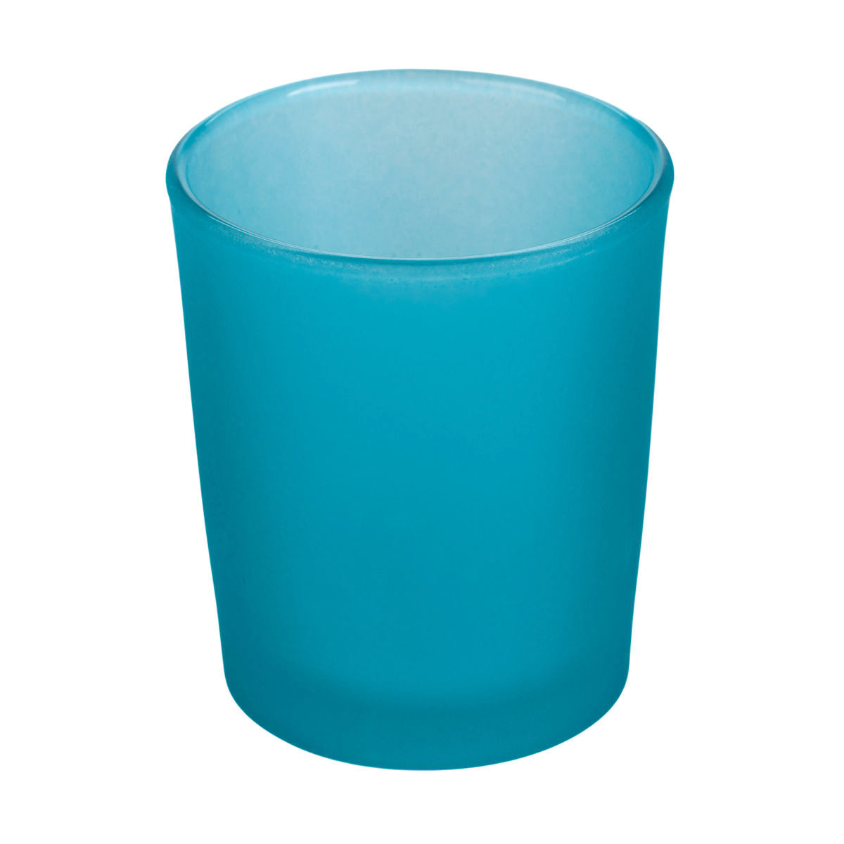 V382-TURQFHX10-202503120959-00 10 Pack Turquoise Frosted Glass Votive Tealight Candle Holders House Party Centerpiece Xmas Wedding Decor Glass Candlestick Party Decorations Bridal Baby Shower Event - Image 1