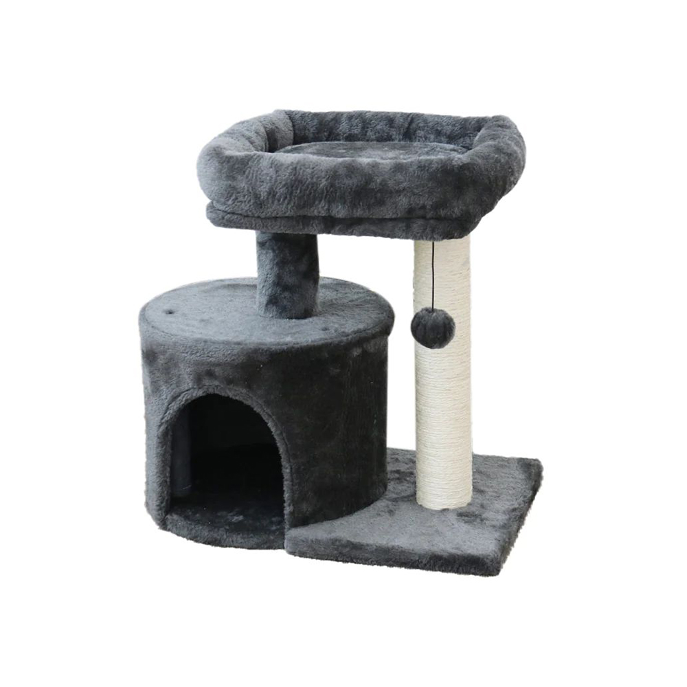 V390-C200467-69928-00 CATIO Chipboard Flannel Cat Scarathing Tower-Mini - Image 1