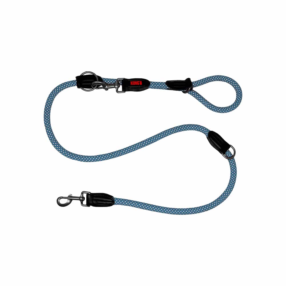 V390-KARLBL-185439-00 KONG Adjustable Rope Blue Leashes Large - Image 1