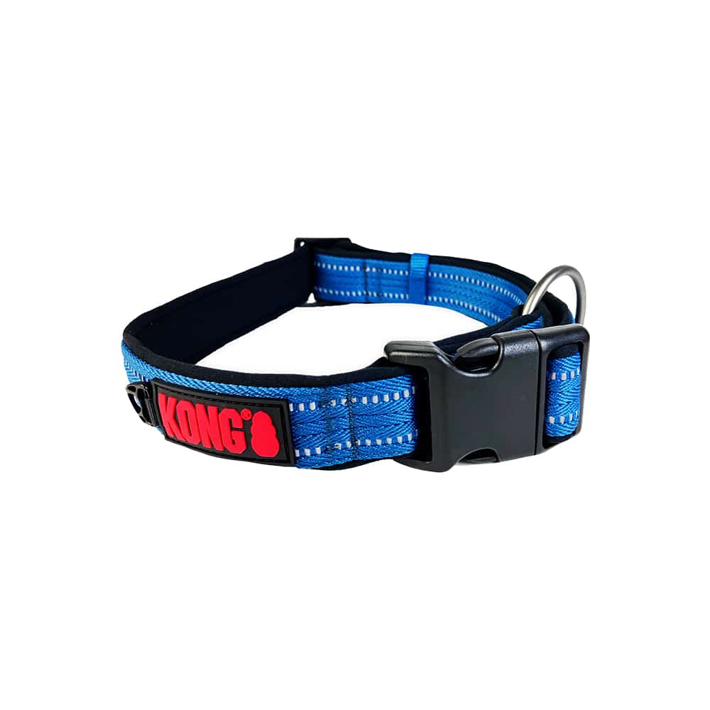 V390-KCLRLBL-185429-00 KONG Nylon Blue Collars KCLRLBL - Image 1