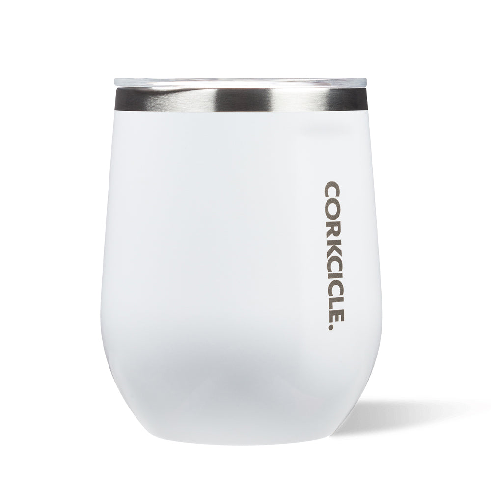 V398-CK-2312GW-202507041130-00 Corkcicle Stemless - 355ml Gloss White - Image 1