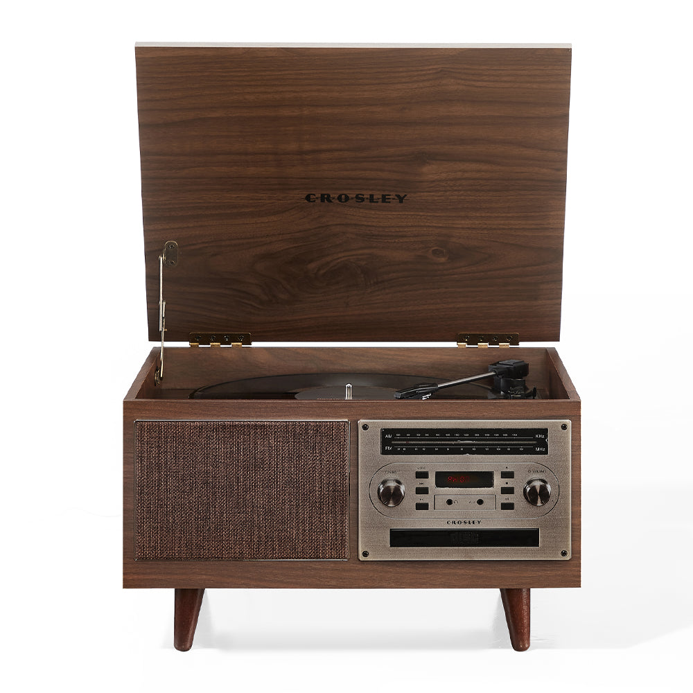 V398-CR7023A-WA-202506190533-00 Crosley Serenade 8 in 1 Record Player - Image 1