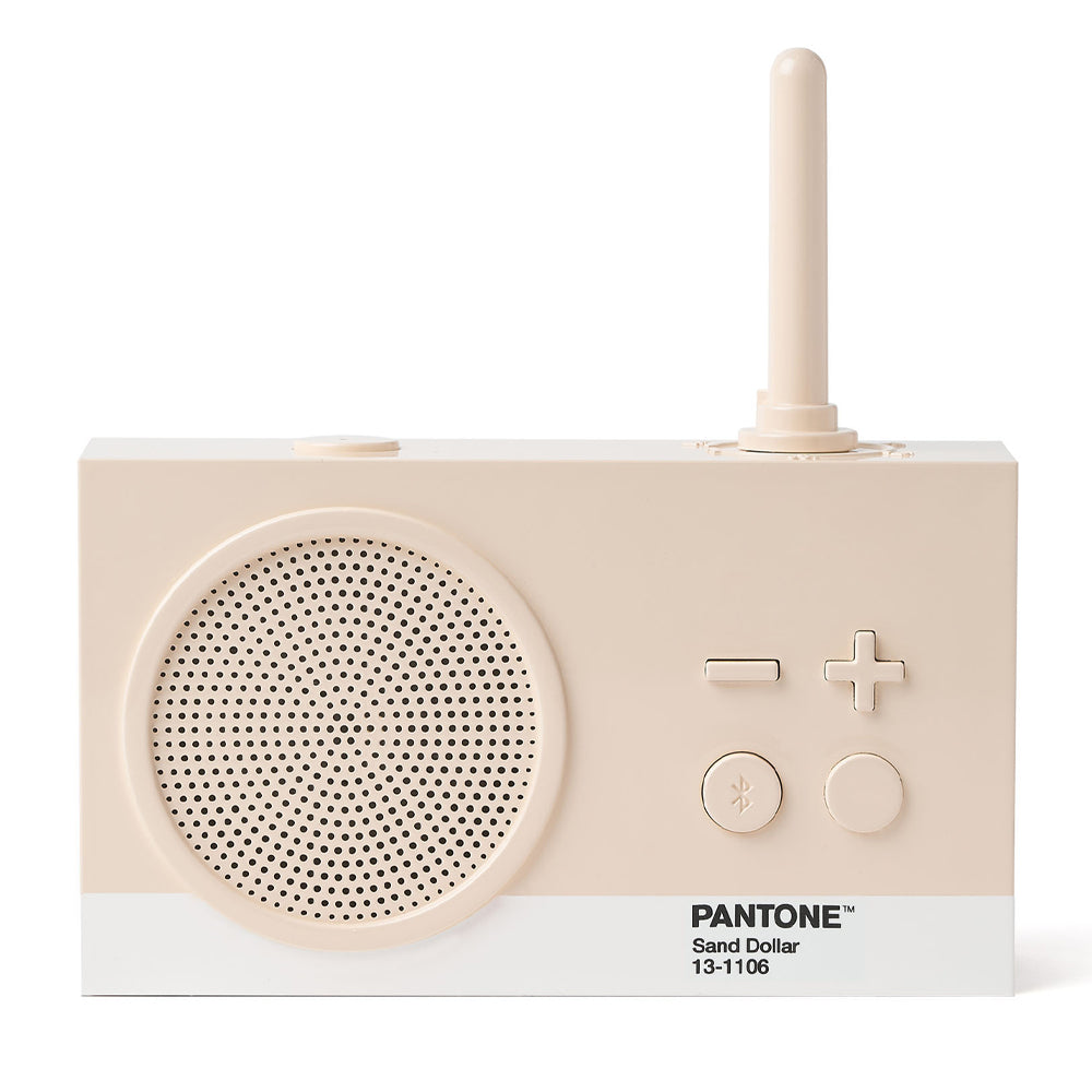 V398-LD-LA119PT-S-202507041121-00 Lexon Thykho 3 Fm Radio & Bluetooth Speaker PANTONE - Sand - Image 1