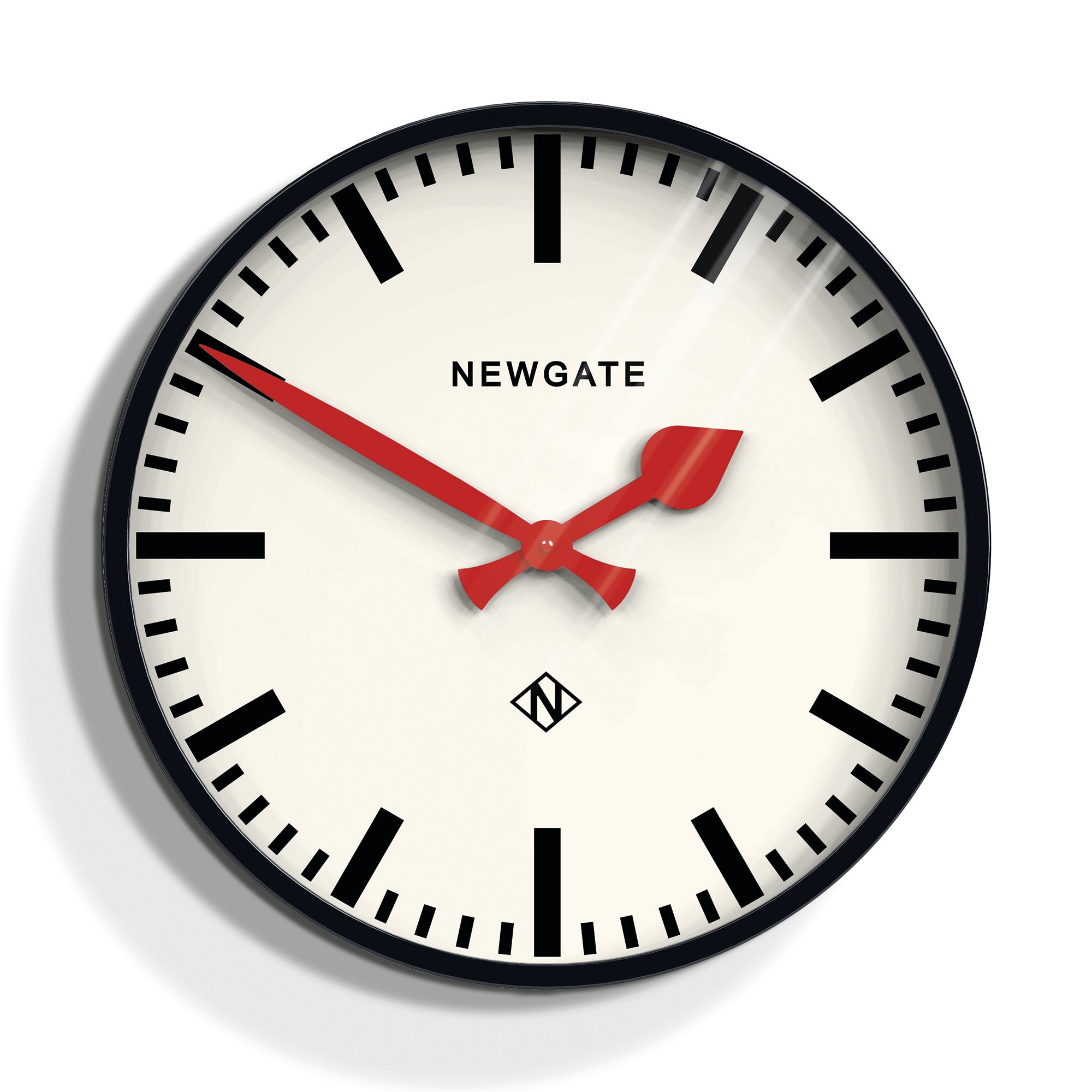 V398-NGPUT390K-202502220210-00 Newgate Putney Clock Black - Image 1