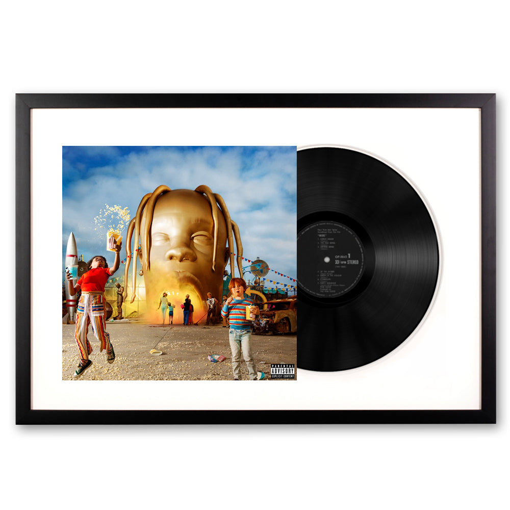 V398-SM-19075888361-FD-202503071807-00 Framed Travis Scott Astroworld Vinyl Album Art - Image 1