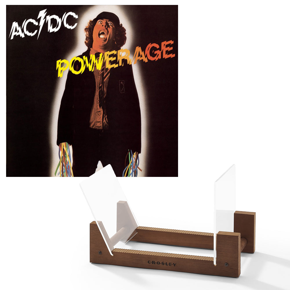 V398-SM-5107621-BS-202506231842-00 Ac/Dc Powerage Vinyl Album & Crosley Record Storage Display Stand - Image 1