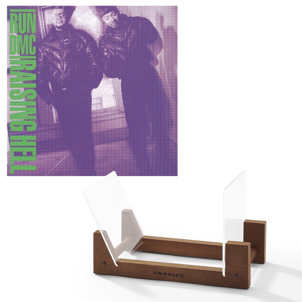 V398-SM-88985438141-BS-202506241055-00 Run Dmc Raising Hell Vinyl Album & Crosley Record Storage Display Stand - Image 1