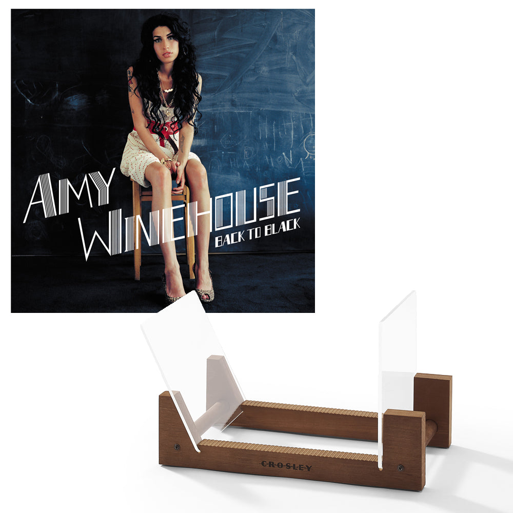 V398-UM-1734128-BS-202504081820-00 Amy Winehouse Back To Black - Vinyl Album & Crosley Record Storage Display Stand - Image 1