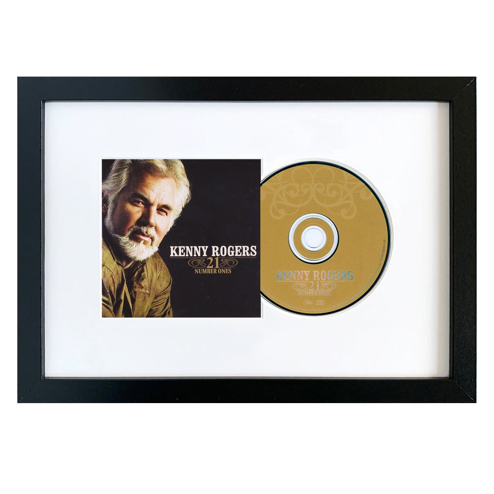 V398-UM-3404692-FD-202504111835-00 Kenny Rogers - 21 Number Ones - CD Framed Album Art - Image 1