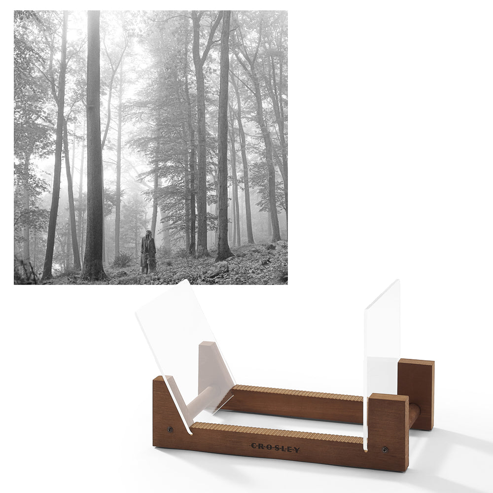 V398-UM-3503488-BS-202506051825-00 Taylor Swift Folklore (In The Trees Edition) - Double Vinyl Album & Crosley Record Storage Display Stand - Image 1