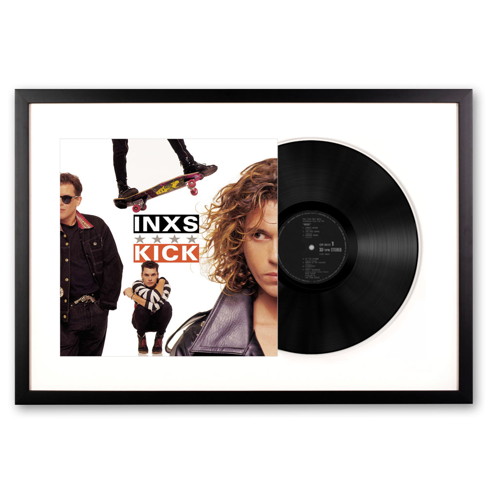 V398-UM-3777896-FD-202506051829-00 Framed INXS Kick - Vinyl Album Art - Image 1