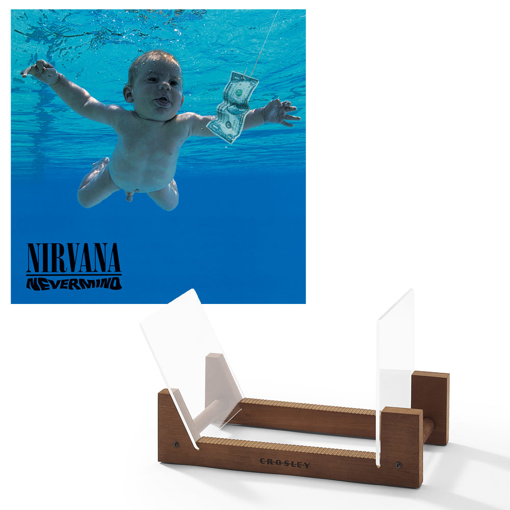 V398-UM-4244251-BS-202506190521-00 Nirvana Nevermind - Vinyl Album & Crosley Record Storage Display Stand - Image 1