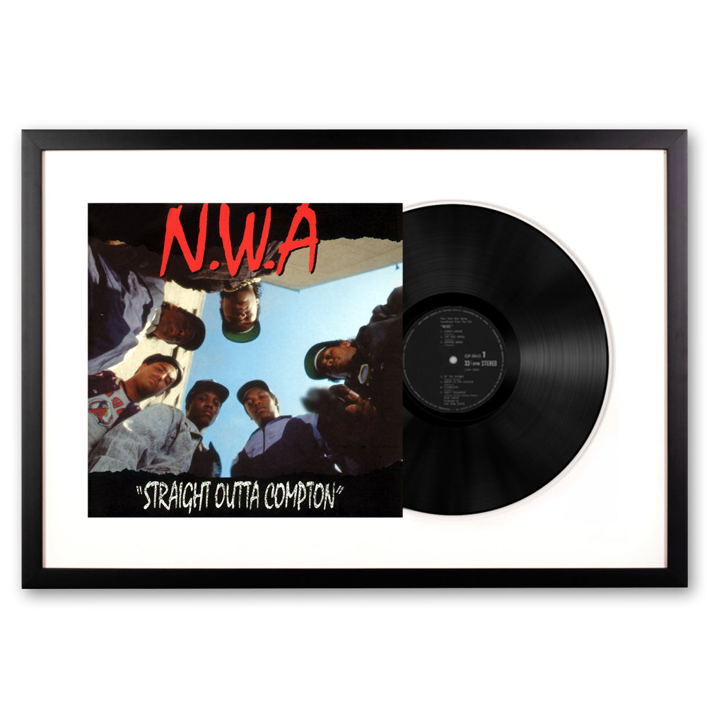 V398-UM-5346995-FD-202504071314-00 Framed N.W.A. Straight Outta Compton - Vinyl Album Art - Image 1
