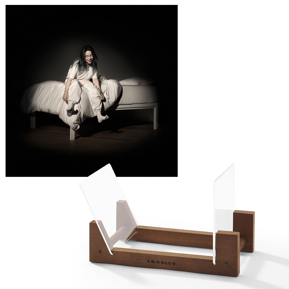V398-UM-7742766-BS-202506051826-00 Billie Eilish - When We All Fall Asleep, Where Do We Go & Crosley Record Storage Display Stand - Image 1