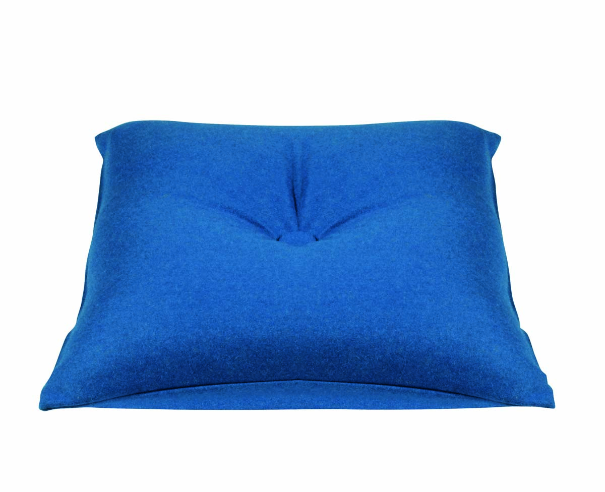 V416-344128P20-77307-00 Button Petrol Blue Green Pre Filled Cushion or Chair Pad 40x40cm - Image 1