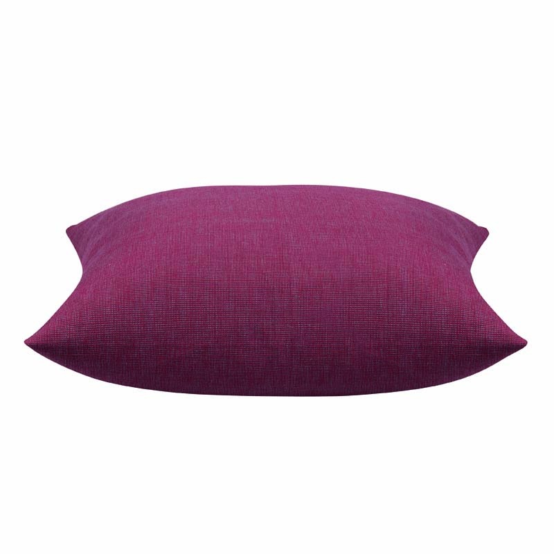 V416-44403I35-142223-00 Elements Deep Red Solid Base Colour Cushion Cover - Image 1