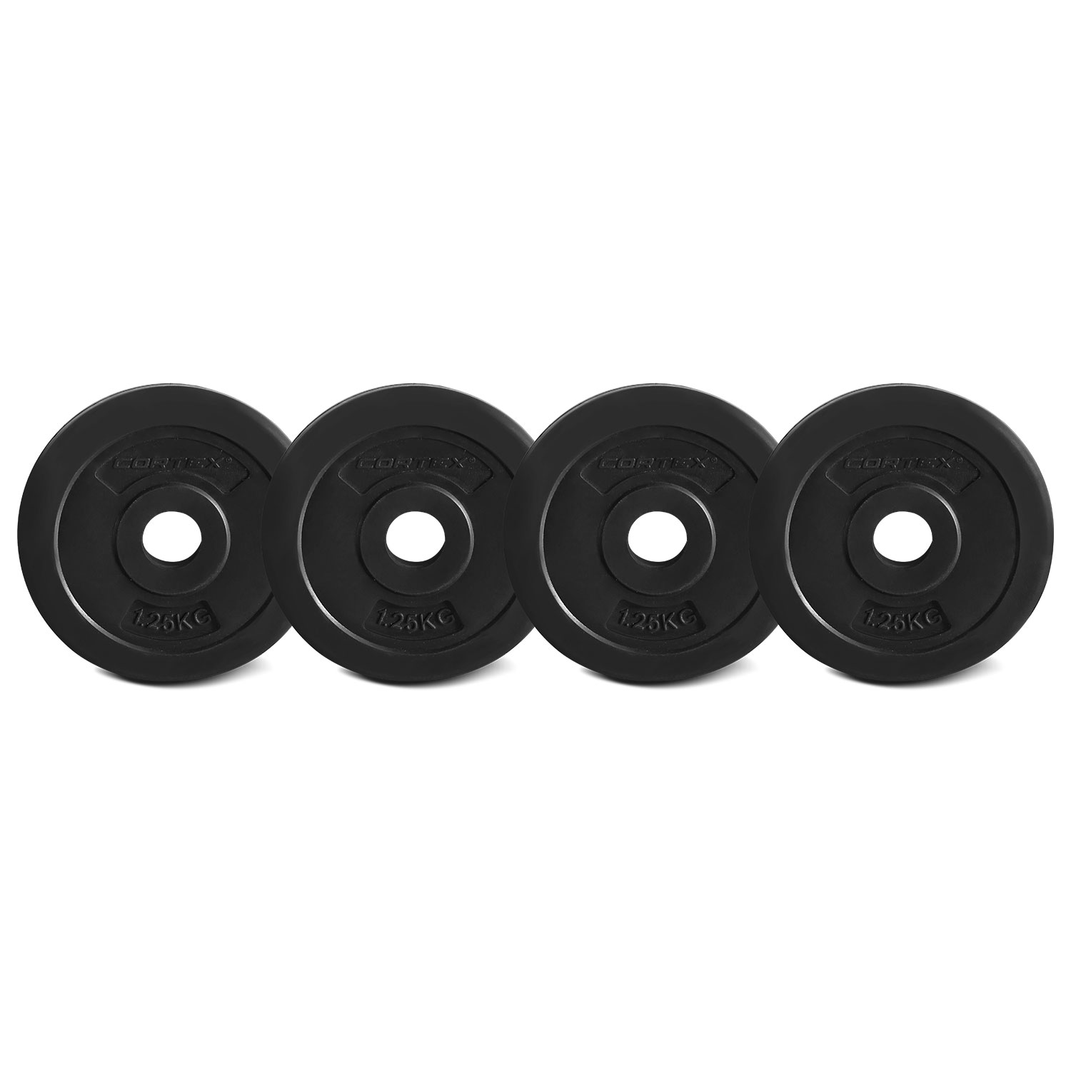 V420-CSST-WPSEC012-4-88017-00 CORTEX 1.25kg EnduraShell Standard Weight Plates 25mm (Set of 4) - Image 1