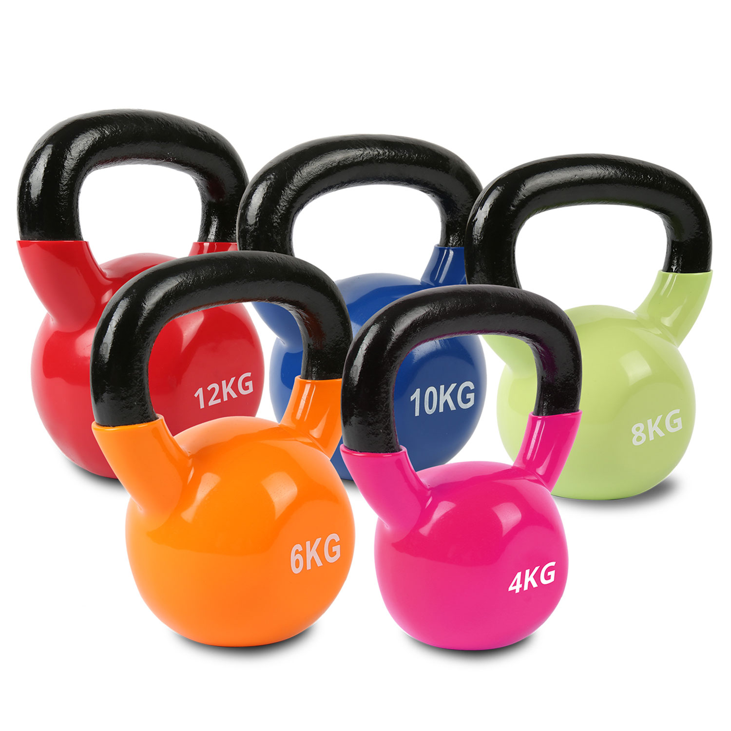 V420-KBVINYLSET4-12KG-94966-00 CORTEX 4kg-12kg Kettlebell Vinyl - Image 1