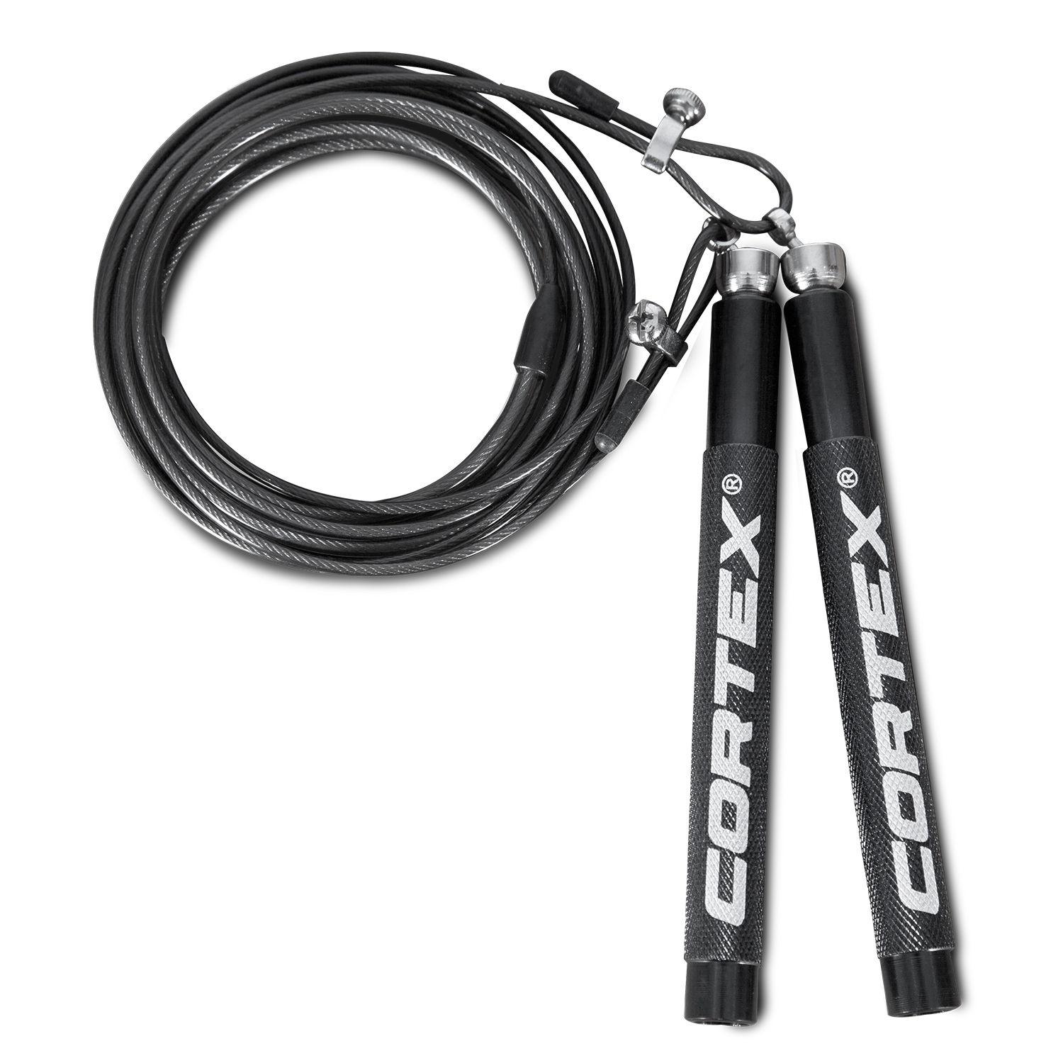 V420-SKIPROPE-BK-87920-00 CORTEX Speed Skipping Rope in Black - Image 1