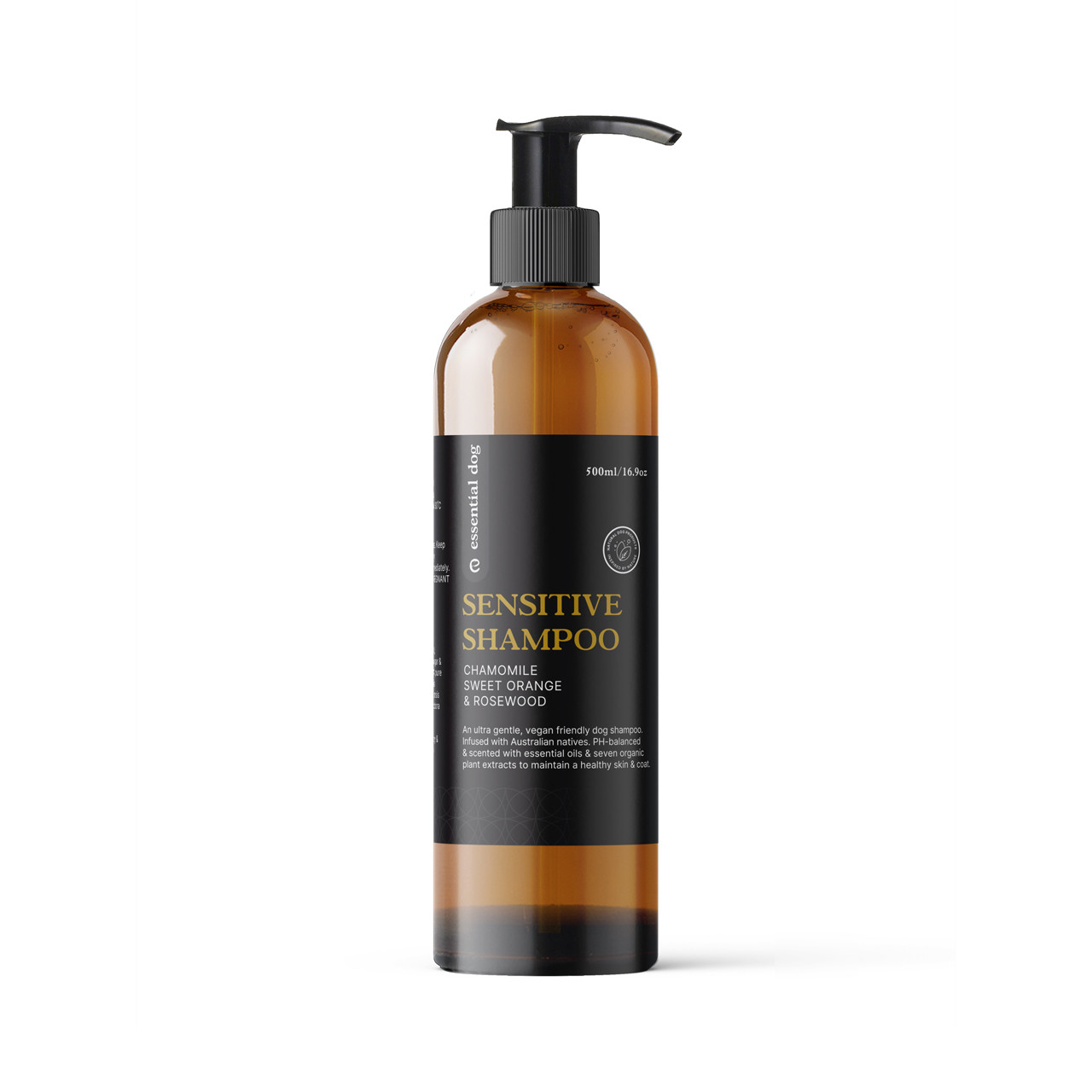 V422-S500COR-183522-00 500ml Natural Sensitive Dog Shampoo (Chamomile, Sweet Orange & Rosewood) - Image 1