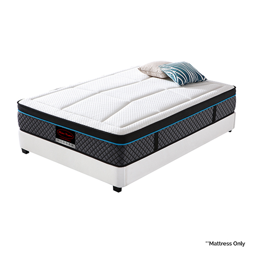 V43-MAT-FUL-K-01_4_20 King Mattress in Coolmax Memory Foam 6 Zone Pocket Coil Soft Firmness - Image 1