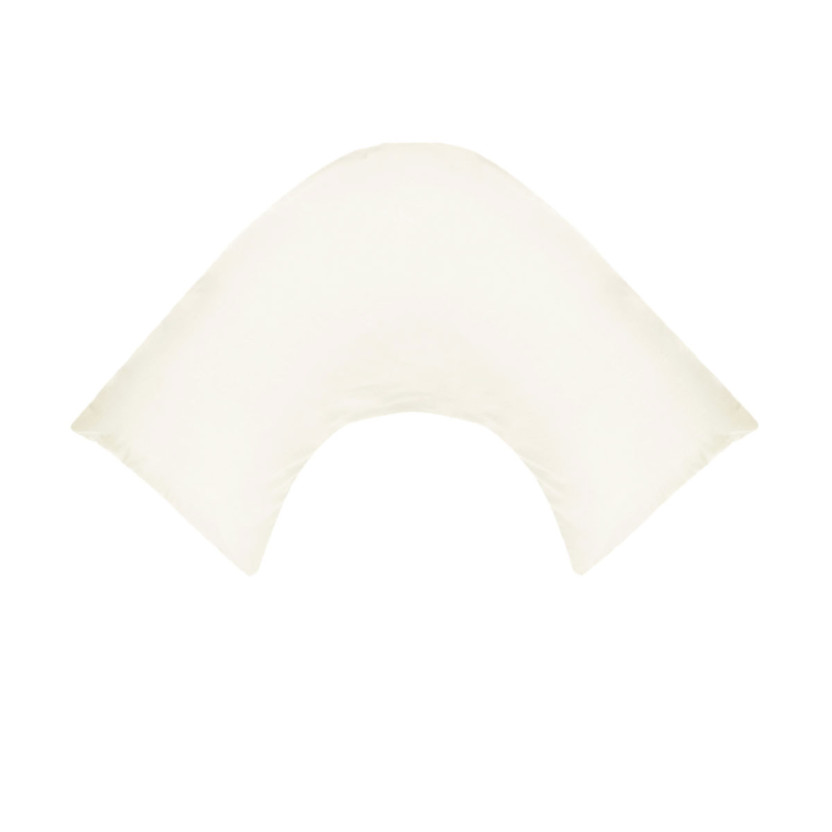 V442-ABR-PILLOWC-280TC-IVORY-TR-96871-00 280TC Polyester Cotton V Shape Pillowcase Ivory - Image 1
